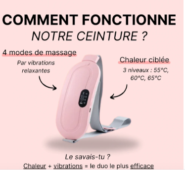 Ceinture Menstruelle Confortable Anti-douleur Règle
