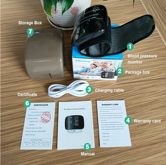 Tensiomètre automatique au poignet sans fil ! 50% Reduction !