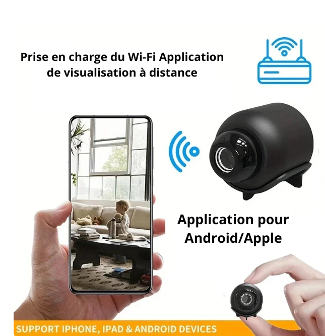 Caméra espion Wifi discrète HD 1080P